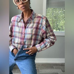 Vintage plaid flannel